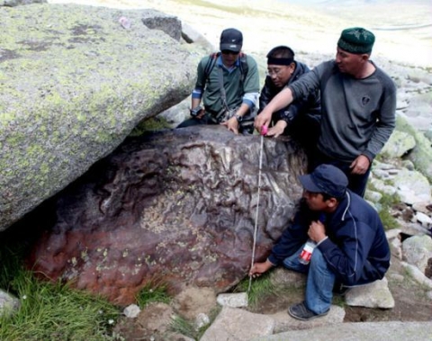 Forskarna på plats! Foto: Xinhua