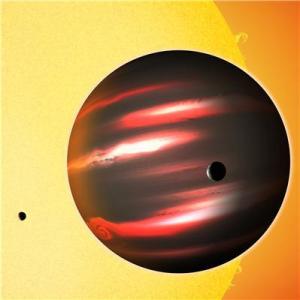 Även en spaceartist måste ibland jobba i svart. Credit för denna ill:David A. Aguilar (CfA))