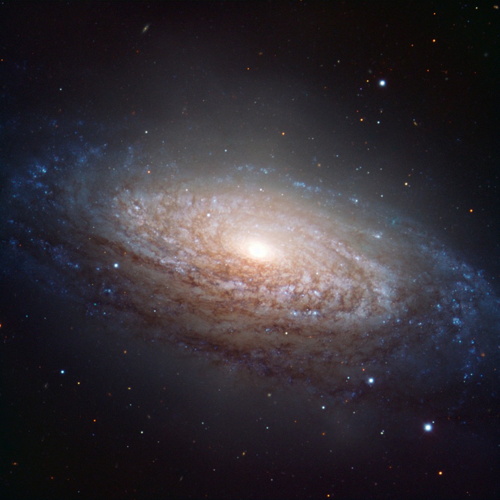 Spiralsystemet i Lejonet. Foto: ESO/VLT