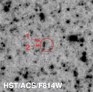 Fynd i Hubble-skafferiet härom dan: Två röda jättar i M101, av vilka den ene KAN vara tändhatten till supernovan. Foto: HST/NASA/ESA