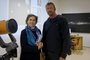 Eva och Tomas gjord eett nedslag hos oss. Foto: W-bloggen