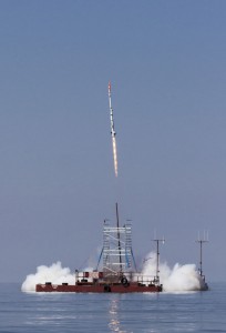Smaragd-1 går till väders 27 juli. Foto: Copenhagen Suborbitals