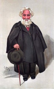 Samtida karikatyr av William Huggins.