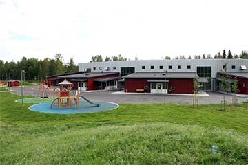 Knut Lundmarkskolan. Foto: Älvsbyns kommun