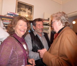 Maj-Britt Rudnert, hennes Paavo och konstnären Carl Eric Göranzon