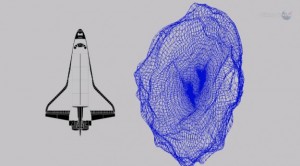 Storleken är inte störande stor - men farten! Ill: NASA