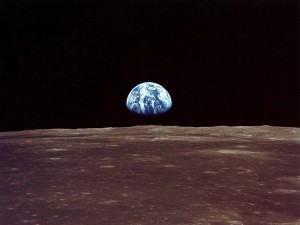 Jorden från månen. Foto: NASA