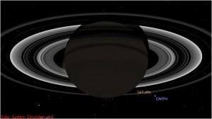 Spaceartistens uppfattning av saken 19 juli. Bildkälal: NASA/JPL-Caltech