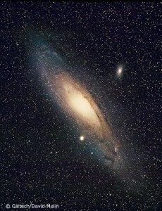 M31 - den självklara utgångspunkten. Bildkälla: Caltech