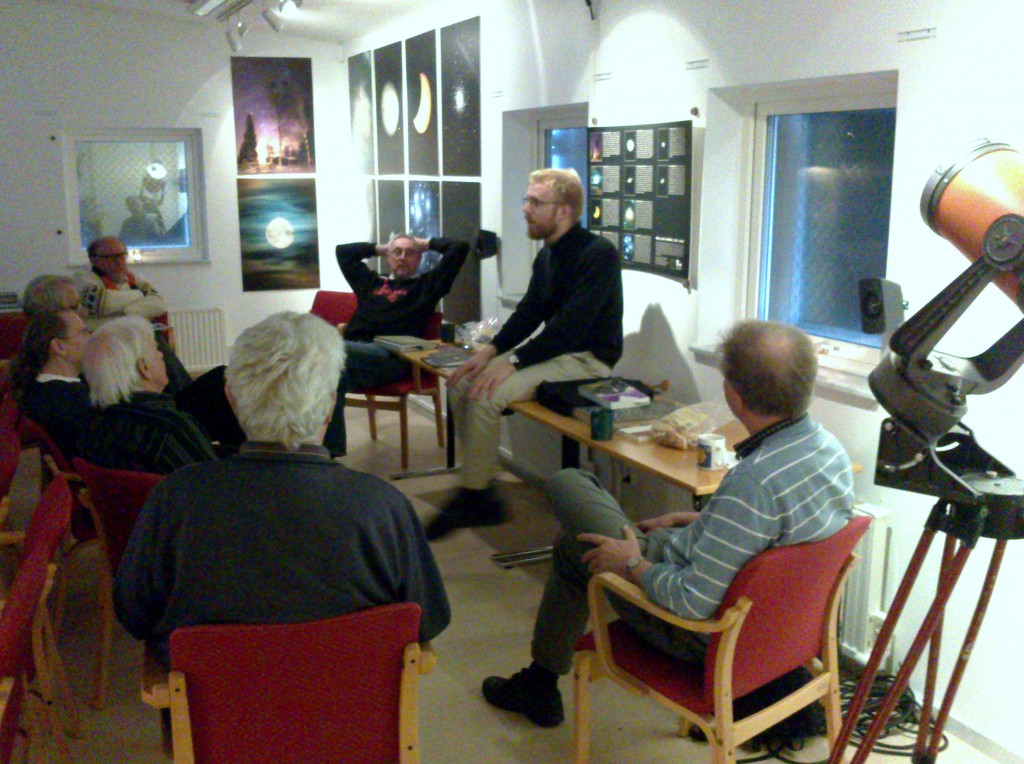 Anders Nyholm i föreläsartagen. Foto: Peter Linde