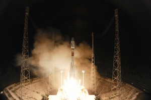 Gaia lyfter! Bildkälla: ESA