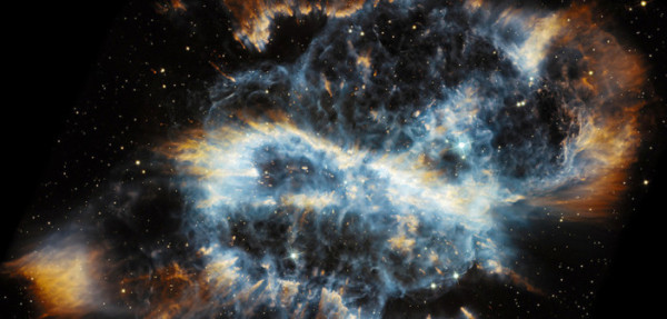 A Cosmic Holiday Ornament, Hubble-Style