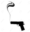 19357639-Graphic-Smoking-Gun-Stock-Vector