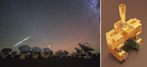 Cosmic fireball falling over ALMA/Receiver