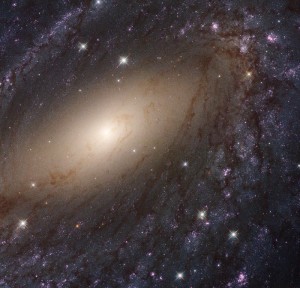 The glowing spiral arms of NGC 6744