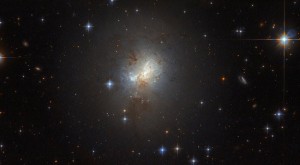 A tiny galaxy with a big heart