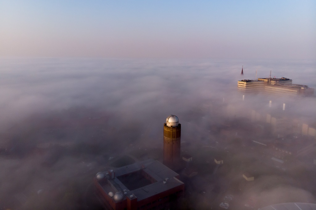 Lund Observatory from the air medium